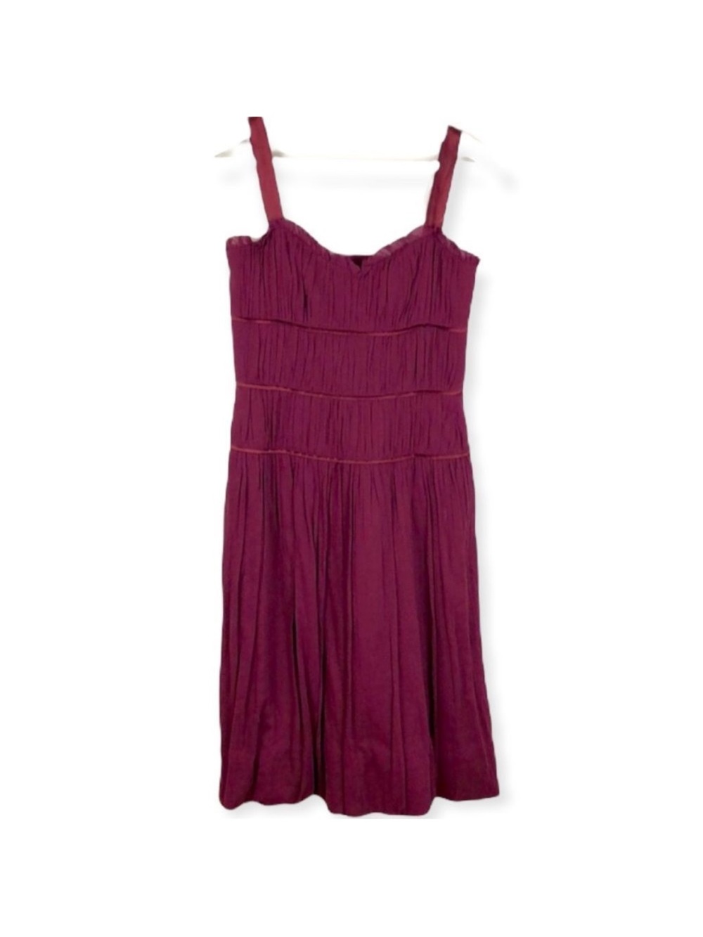 Bcbg Paris Pleated Sleeveless Dress- size 4
